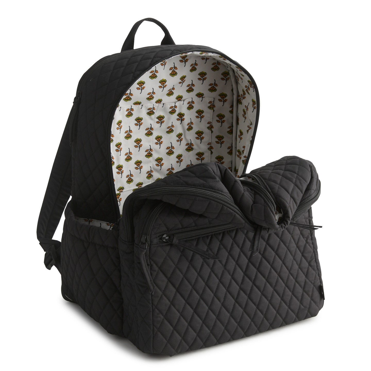 Рюкзак Vera Bradley Outlet Cotton Essential XL Backpack Moonless Night — фото 3
