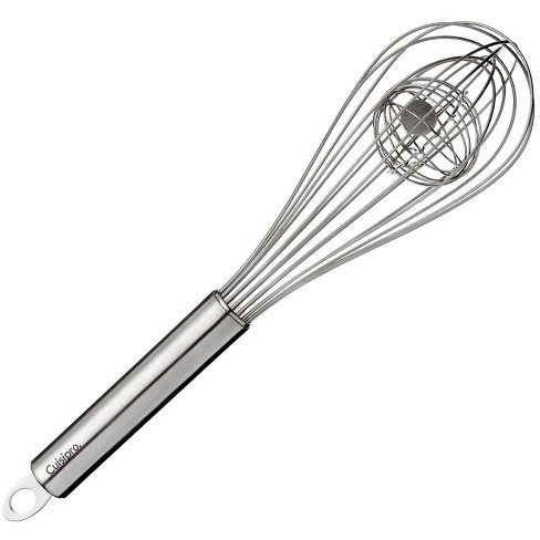 Cuisipro 12 Stainless Steel Duo Whisk with Wire Ball