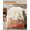 TackView Heated Blanket,Faux Rabbit Fur, Overheat Protection &  Auto-Off,Machine Washable - 2 of 4