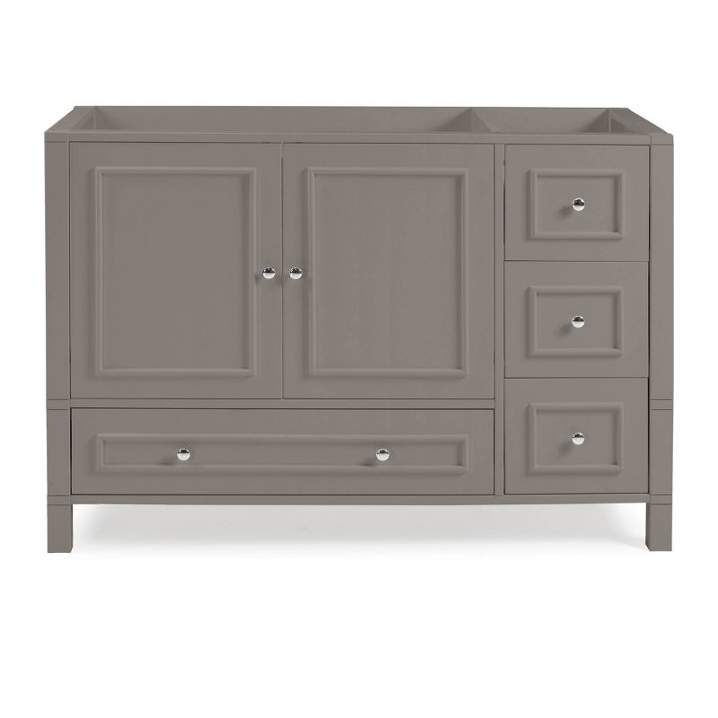 48&#34; Williamsburg Vanity Cabinet Gray - Alaterre Furniture, 1 of 8