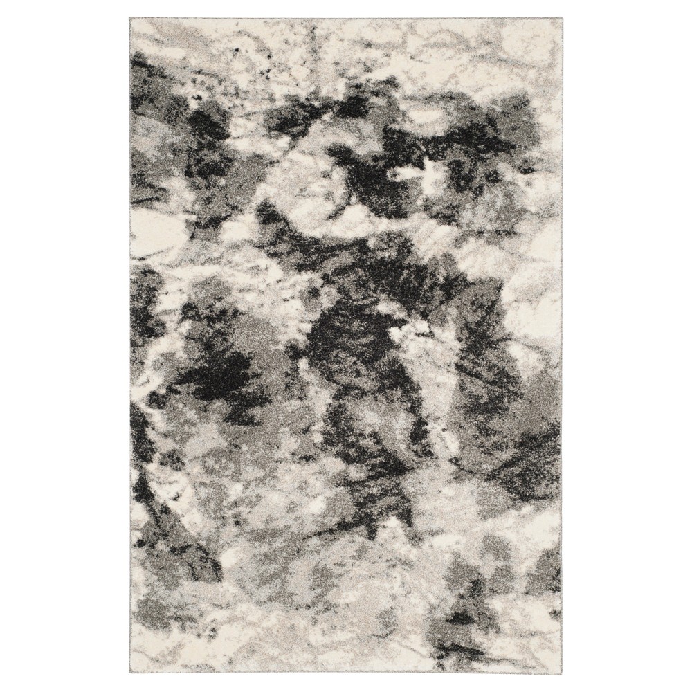 Marlon Area Rug - Cream / Gray ( 4' X 6' ) - Safavieh