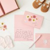 Sustainable Greetings 48 Pack Pink Blank Cards and Envelopes, 4x6 Printable Greeting Cards for Baby Showers, Wedding Invitations, Birthdays - 2 of 4