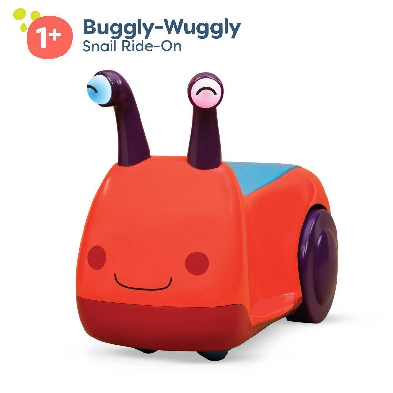 B. toys Snail Ride-On Buggly-Wuggly - Lights &#38; Sounds, 4 of 8
