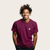Dalix Ghost Embroidered Soft Cotton Short Sleeve T Shirt Mens - 3 of 4