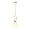 Danva 10" Pendant - Brass - Safavieh. - image 4 of 4