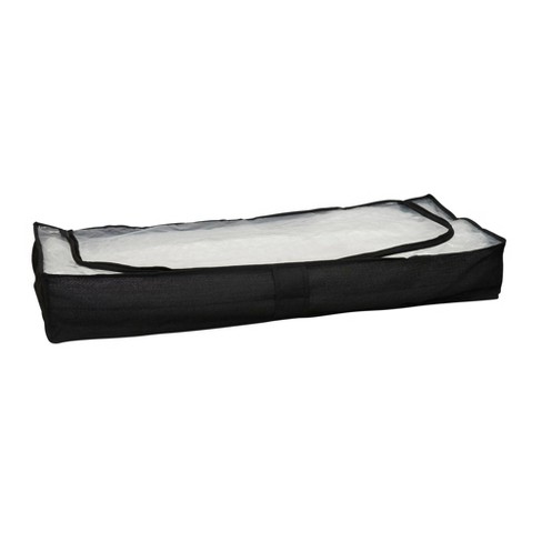 Black Linen Housekeeping Accessory Bag