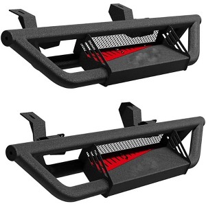 Whizmax Running Boards Drop Side Steps, Compatible with 2007-2018 Wrangler JK 2 Door, 3.5 Inch Side Bars Rock Sliders Rails Side Panel, 1pair - 1 of 4