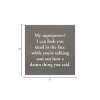 Slickblue My Superpower Quote Sign – Funny Wood Plaque – 7x7 Rustic Humor for Shelf or Desk Décor, Color Options - 3 of 3