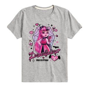 Boys' - Monster High - Draculara Short Sleeve Graphic T-Shirt - 1 of 4