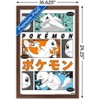 Trends International Pokémon - Trio Anime Framed Wall Poster Prints - 3 of 4
