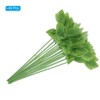 Unique Bargains DIY Craft Bouquet Artificial Plastic Rose Floral Wire Stem with Leaves Green - 3 of 4