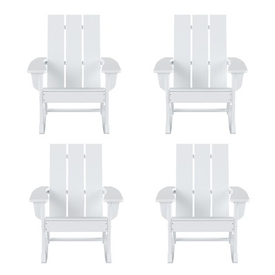 WestinTrends  Modern Adirondack Outdoor Rocking Chair (Set of 4)