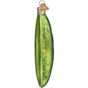 Old World Christmas Blown Glass Ornament for Christmas Tree, Pickle Spear - 1 of 3