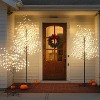 Docred LED Lighted Trees for Christmas Warm Light Metal Twinkling Tree 8 Lighting Modes Waterproof Indoor Outdoor Holiday Party Home Yard Patio Decor - 3 of 4