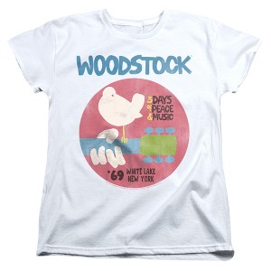 Women's Woodstock Deconstructed Poster T-Shirt - 1 of 4