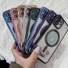 Reiko Magnetic Wireless Charging TPU Bumper Case for iPhone 14 Plus in Silver - 2 of 2