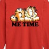 Boys' - Garfield - Me Time Sketch Long Sleeve Graphic T-Shirt - 2 of 4