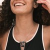 Ross-Simons 2.00 ct. t.w. Black Spinel and 1.40 ct. t.w. Blue and White Topaz Cat Pin Pendant Necklace in Sterling - 2 of 4