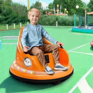 Toddlers Bumper Car, 12V Ride On Toy for Kids, Electric Ride On Car w/Remote Control, Baby Bumping Toy Car w/2 Speeds, LED Lights, 360 Degree Spin - 1 of 4