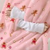 Lomsoe Pink Christmas Flannel Throw Blanket Soft Cute Christmas Blanket for Couch Sofa Bed Cozy Warm Winter Xmas Holiday Blanket for Home Decor - 2 of 4