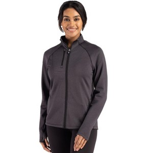 Cutter & Buck Peshastin Fleece Recycled Womens Full Zip Jacket - 1 of 2