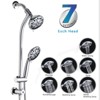 PROOX 7-Spray Patterns with 5 in. Tub Wall Mount Dual Shower Heads - 4 of 4