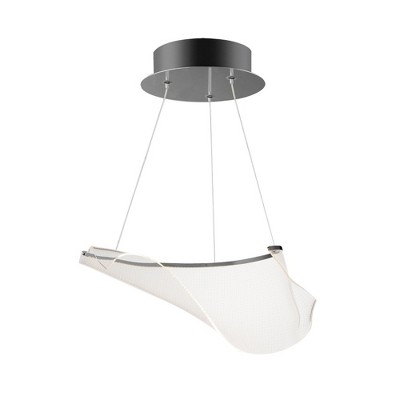 ET2 Lighting Rinkle 1 - Light Pendant in  Brushed Gunmetal