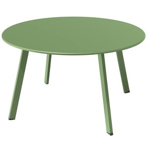 GRANDPATIO 27.5 '' Outdoor Round Steel Coffee Table - 1 of 4