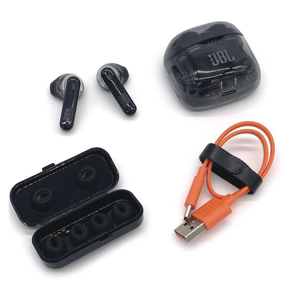 Refurbished JBL Tune Flex True Wireless Bluetooth Active Noise Canceling Earbuds with Built-in Mic -Black Target Certified Refurbished