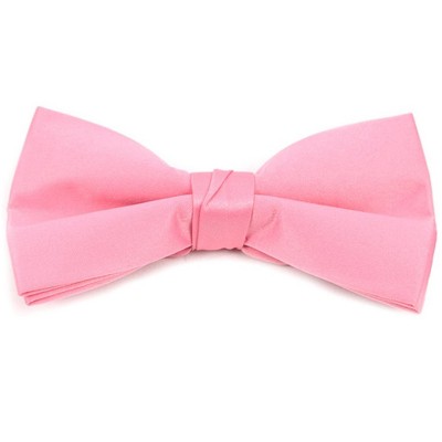 Young Boy's Pre-tied Adjustable Length Bow Tie - Formal Tuxedo Solid Color