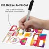 Big Dot of Happiness Holi Hai - Assorted Festival of Colors Party Gift Tag Labels - To and From Stickers - 12 Sheets - 120 Stickers - 3 of 4