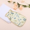 Unique Bargains Double Side Drawstring Shower Gloves 9.25"×5.63" Blue 1 Pc - 2 of 3