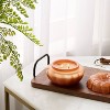 Lidded Glass Pumpkin Jar Candle - Threshold™ - 2 of 3