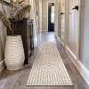 World Rug Gallery Abstract Arch Shag Rug – Medium Pile, Durable & Easy to Clean – Anthracite Dark Gray - 2 of 4