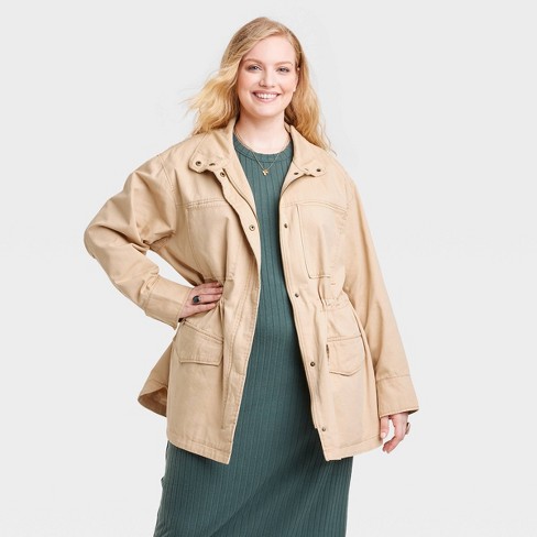 Khaki hot sale jacket target