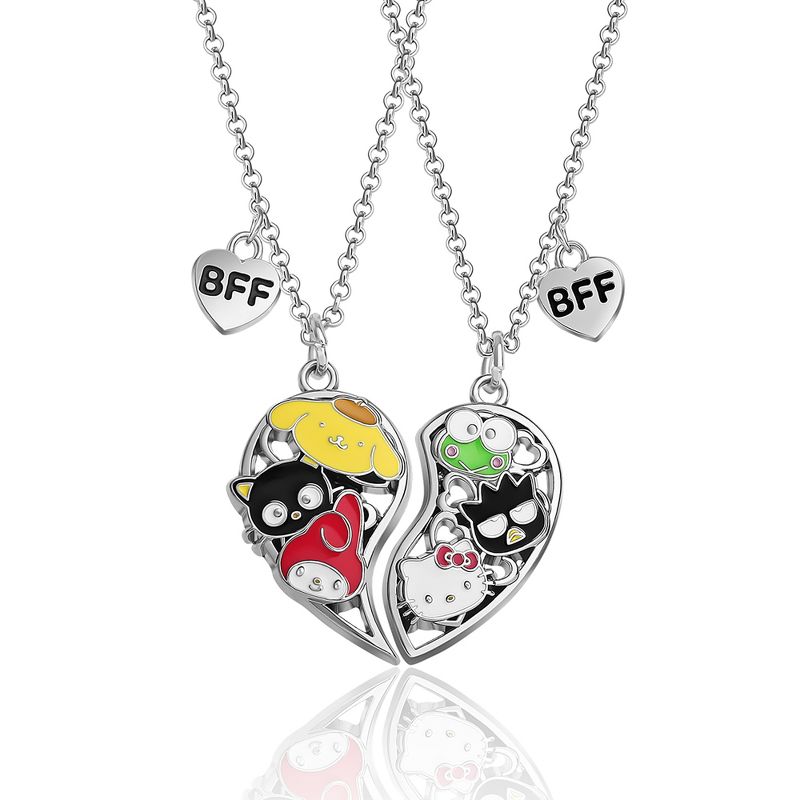 Sanrio Hello Kitty and Friends Girls BFF Friendship Necklaces, 16 + 3'' - Set of 2, Authentic Officially Licensed, 1 of 7