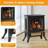 SUGIFT Electric Fireplace Stove Heater with 3D Flame Effect, Black - 4 of 4