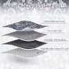 Thin Foldable Non-Slip Area Rug with Washable Retro Vintage Print, Indoor Carpet for Living Room, Dining Room, Office, Bedroom, Kitchen - 4 of 4