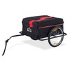 Aosom Bicycle Cargo Trailer, Two-Wheel Bike Luggage Wagon Trailer with Removable Cover, Red - 4 of 4