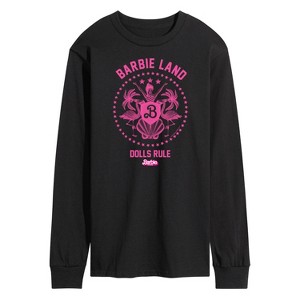 Men's - Barbie - Barbie Land Long Sleeve Graphic T-Shirt - 1 of 3