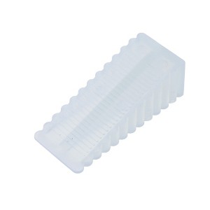 Unique Bargains Door Stop Under-Door Installation Large Wave Edges 3.66"x1.57"x1.1" 1 Pc - 1 of 4