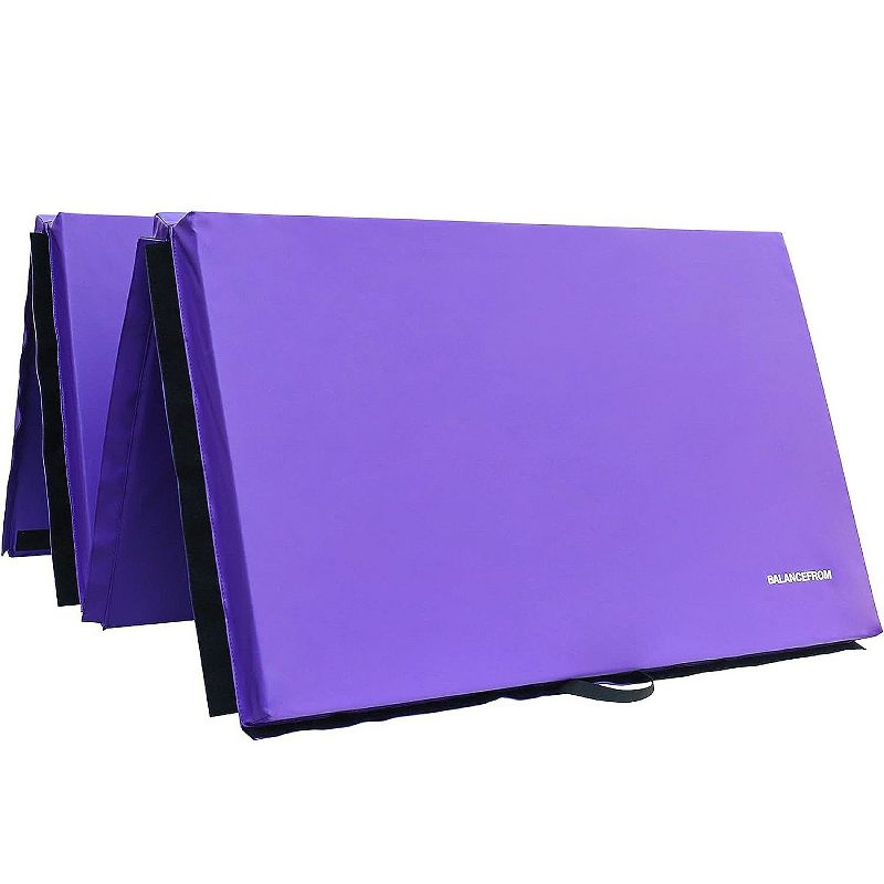 BalanceFrom All-Purpose 10'x4' Extra Thick Gymnastics Gym Folding Exercise Aerobics Mats, 5 of 8