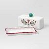 12 fl oz Stoneware Butter Dish - Threshold™ - 3 of 4