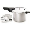Presto Aluminum Pressure Cooker for Quick Flavorful Meals with Cover Lock Indicator Cooking Rack and Helper Hand, Heavy Gauge Aluminum, 6 Quart - 3 of 4