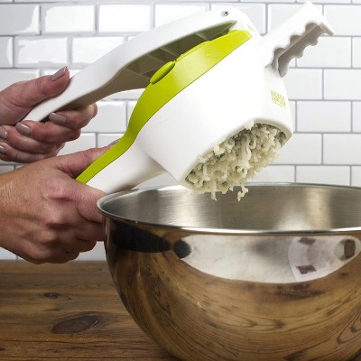 RSVP International (SPUD) Potato Ricer, White/Green | Mash Potatoes - Thumbnail 3