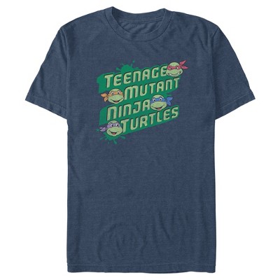 Teenage Mutant Ninja Turtles Kids Its Turtle Time Graphic T-Shirt, Grey, Large, Cotton