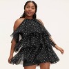 Women's Mini Polka Dot Tiered Mini Dress -  kate spade new york x Target Black/White - 3 of 4