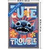 Trends International Disney Lilo & Stitch (2025) - Cute Trouble Framed Wall Poster Prints - 3 of 4