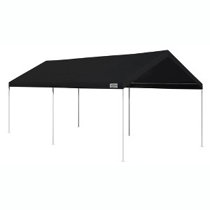 Caravan Canopy Powder Coated Heavy Duty Steel Frame Pop Up Carport with 6 Steel Stakes for Outdoor Activities and Events - 1 of 4