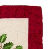 C&F Home 14" x 14" Holly Boughs Quilted Pillow - 2 of 3